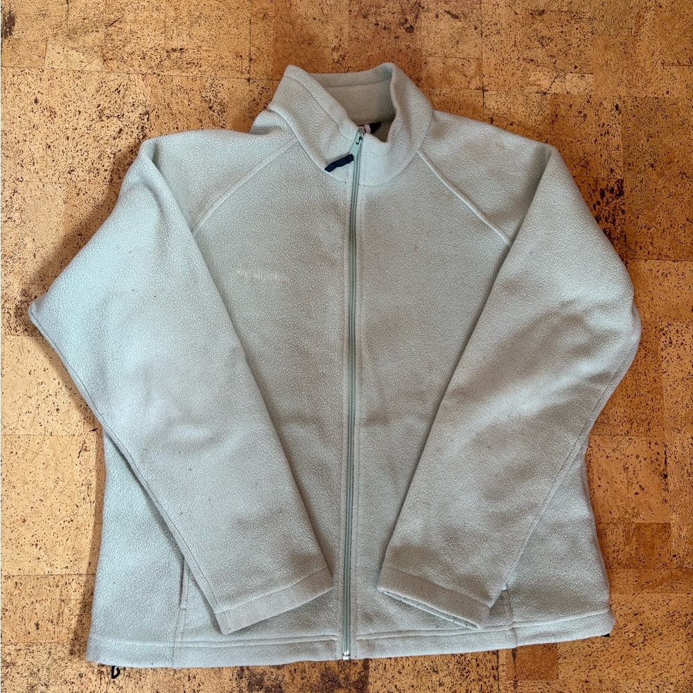 Columbia Light green Fleece Jacket